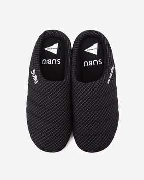 SUBU x and wander Reflective Rip Permanent Sandal Black