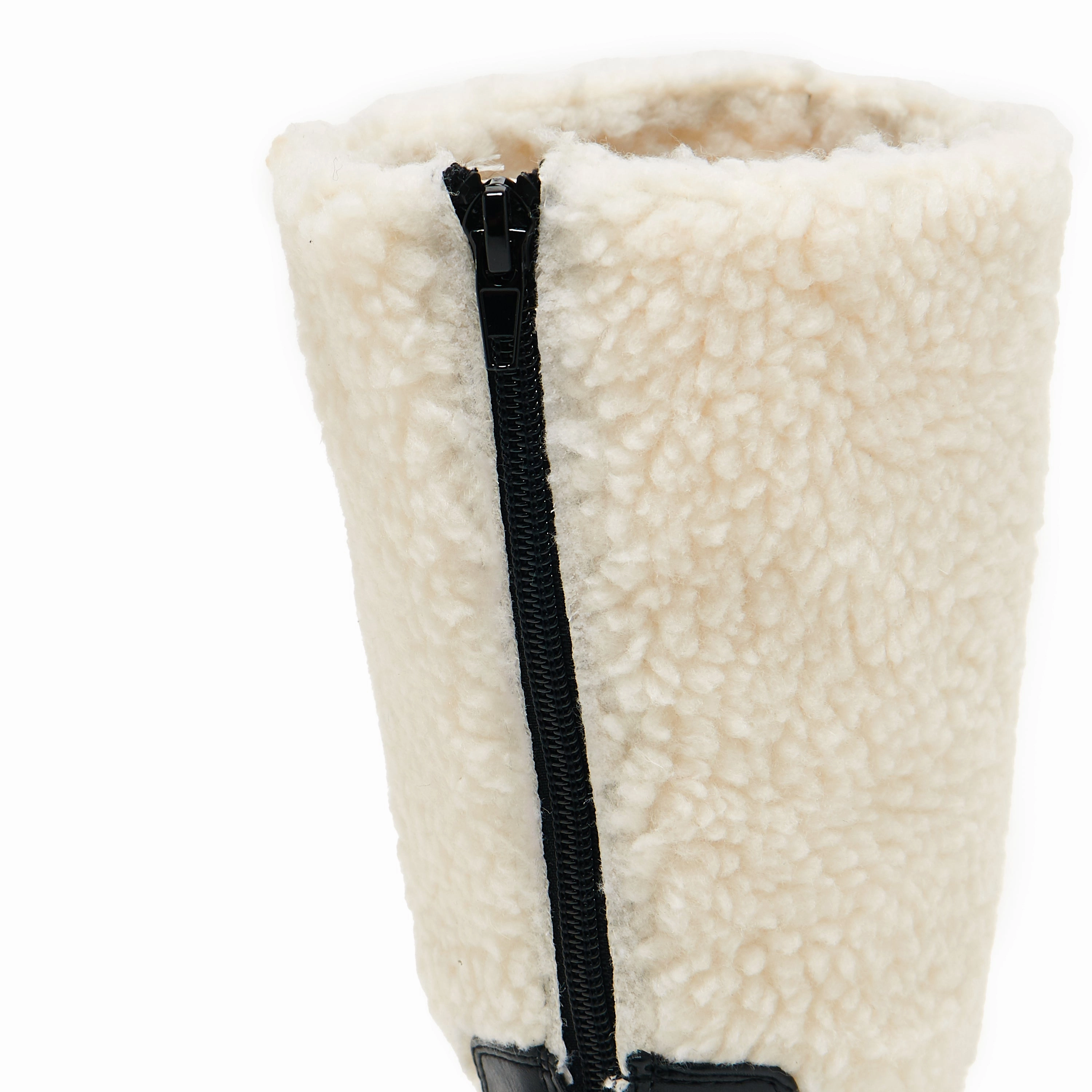 Texel Shearling Switch Boots - Black