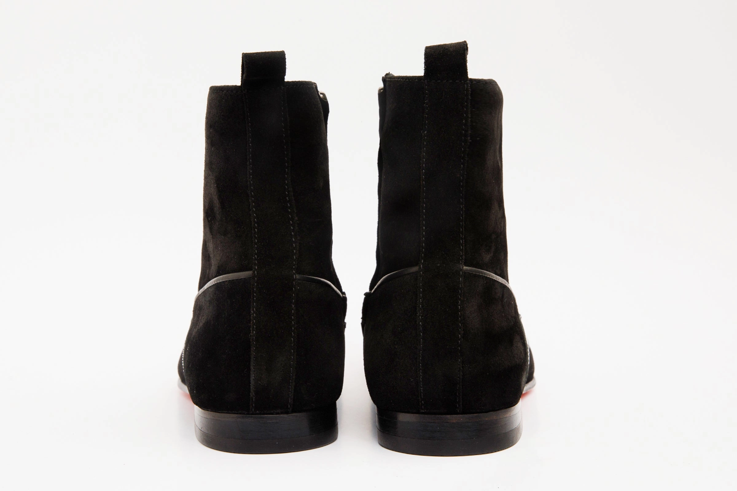 The Baron Black Suede Bit Zip-Up Dress Men Boot Final Sale!