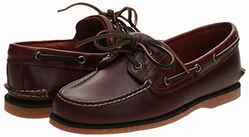 Timberland Herren CLS 2-Eye Boat Halbschuhe. Rootbeer brown. 45 EU