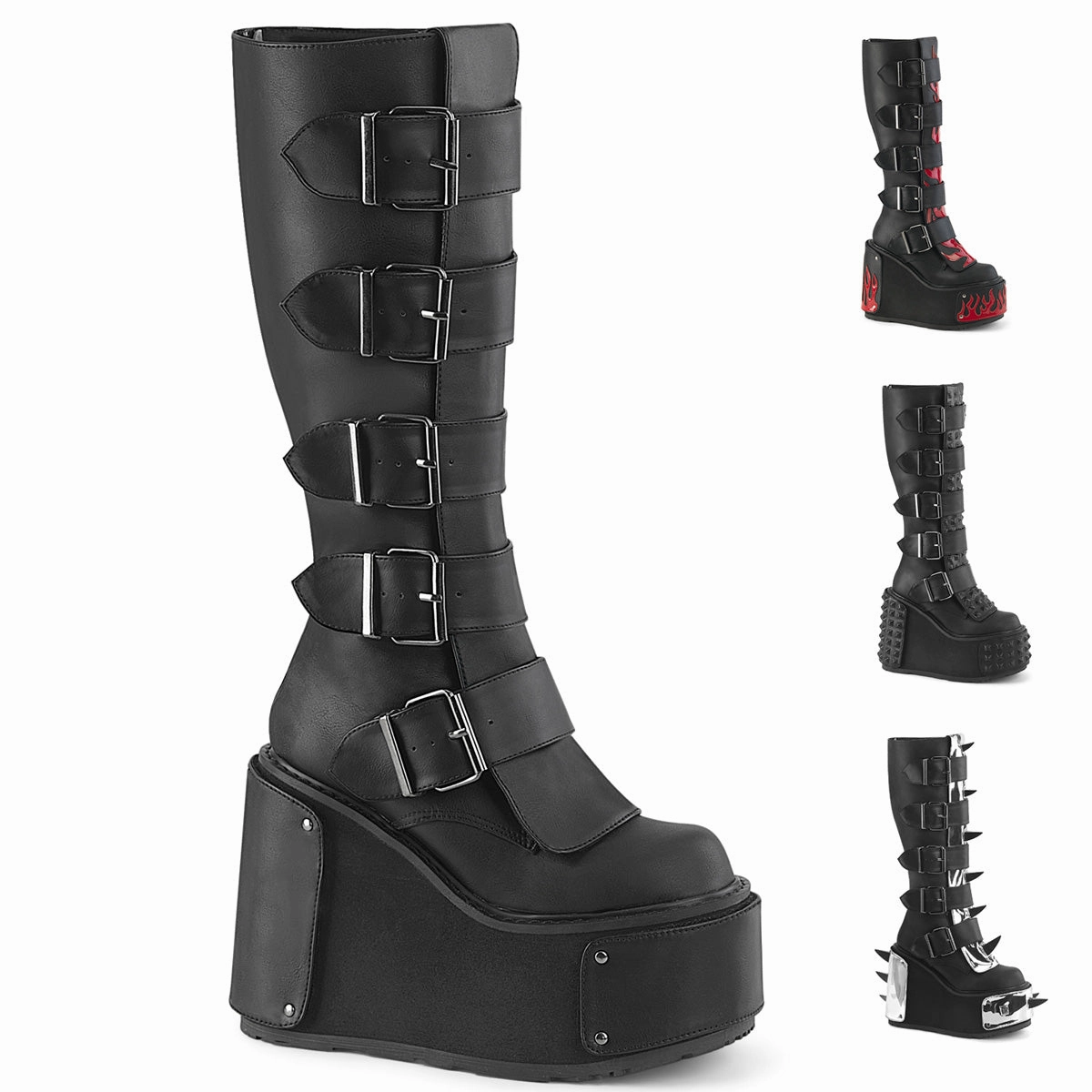 TRANSFORMER-800  Black Vegan Leather