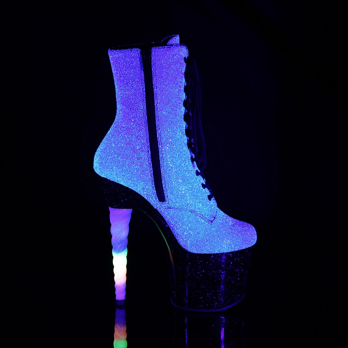 UNICORN-1020G  Purple-Blue Glitter/Black