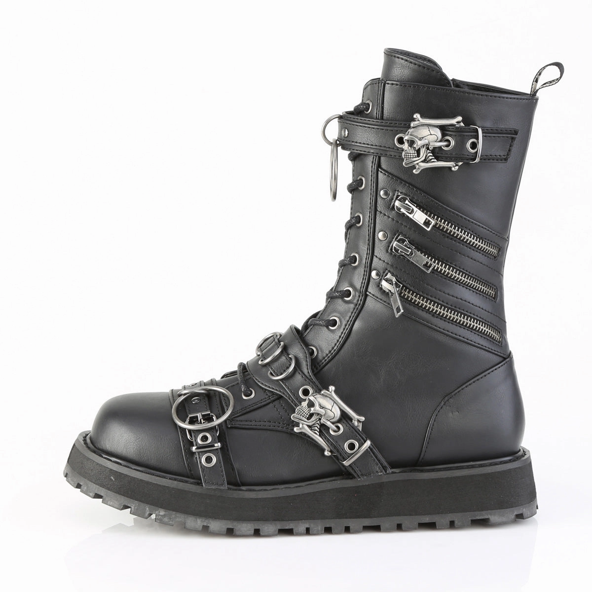 VALOR-240  Black Vegan Leather