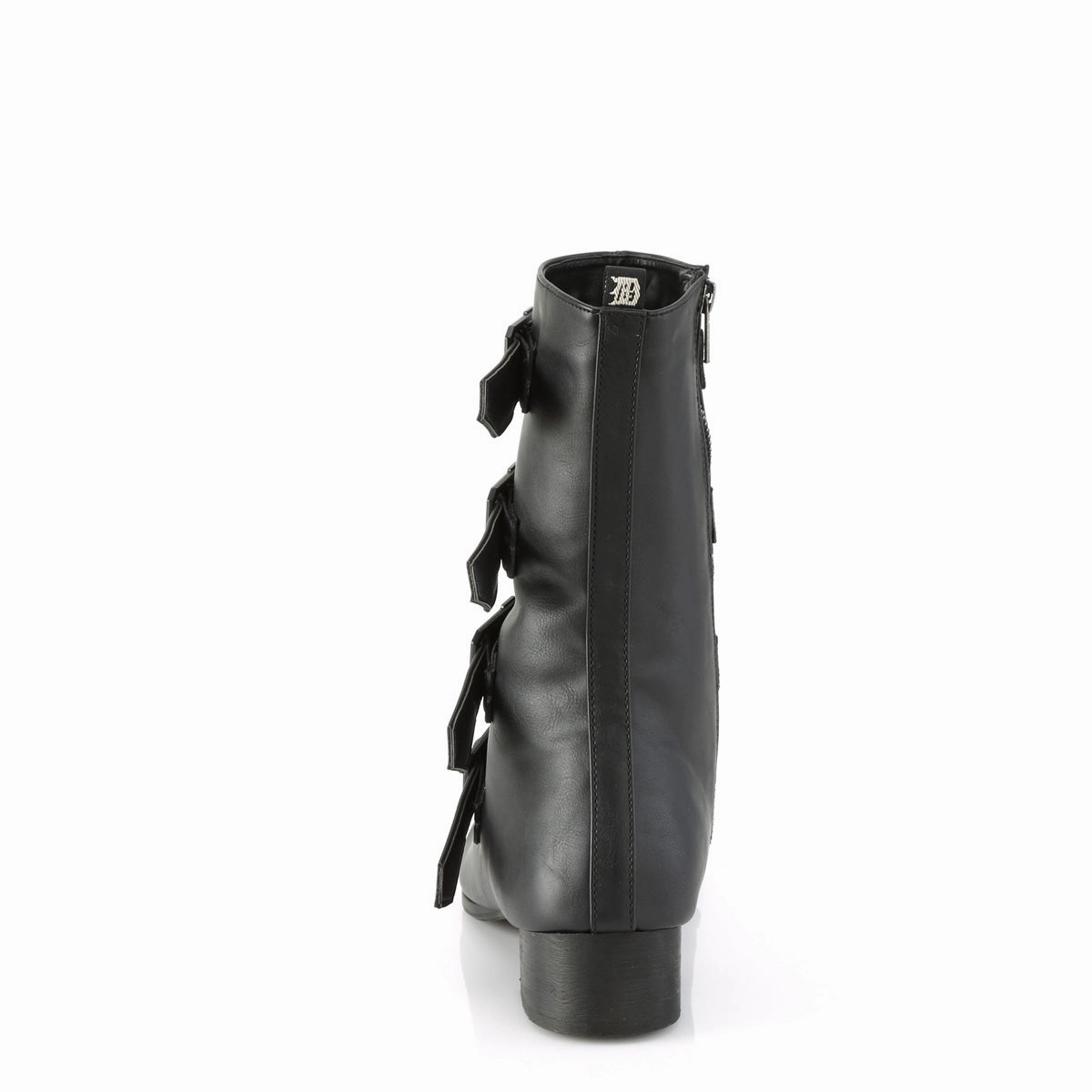 WARLOCK-110-C  Black Vegan Leather