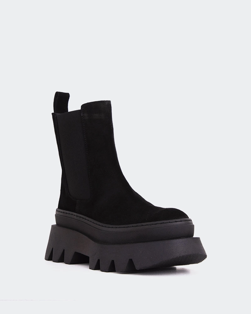 Wolfe Black Suede